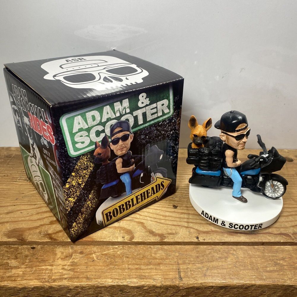 Adam Sandoval Rides & Scooter Bobblehead Limited Edition to 2018 Scootin America